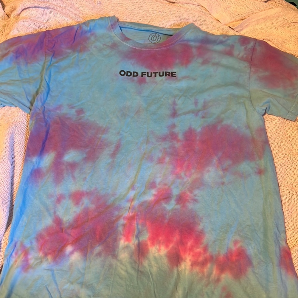 purple and blue, Odd Future shirt